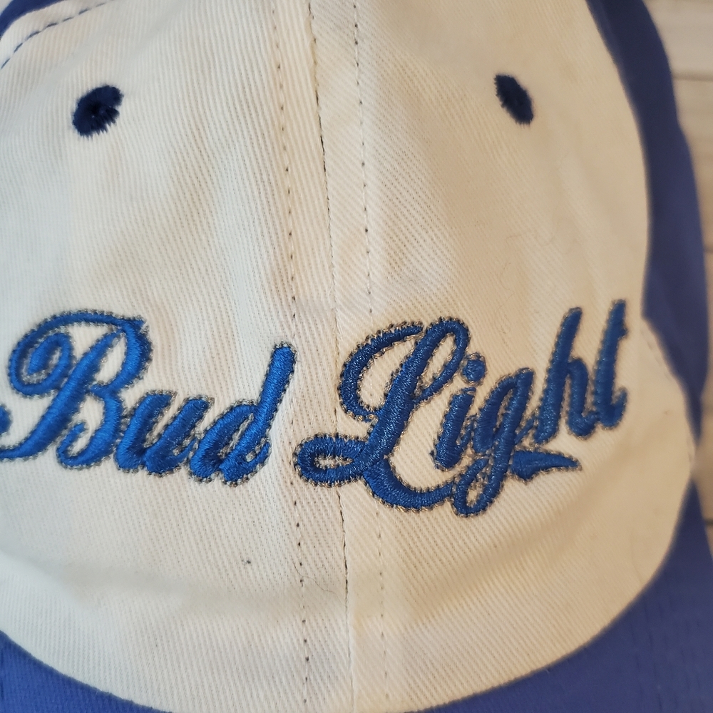 Retro bud light beer embroidered hat baseball cap‎ - Picture 3 of 7